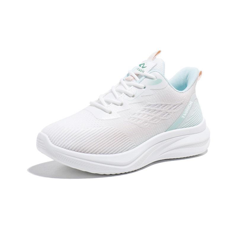 Summer casual women's shoes fly-woven soft-soled versatile breathable mesh sneakers work shoes
