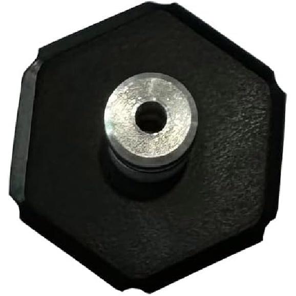 Mechanical Bolt Push Egg Fidget Slider - Finger Spinner Toy Haptic Coin Decompression Toy for Adults, Black Accessories