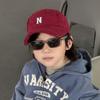 Letters Children's Baseball Cap Fashionable and Versatile Trendy Children Simple Boys and Girls Embroidered Breasted Baseball Cap
