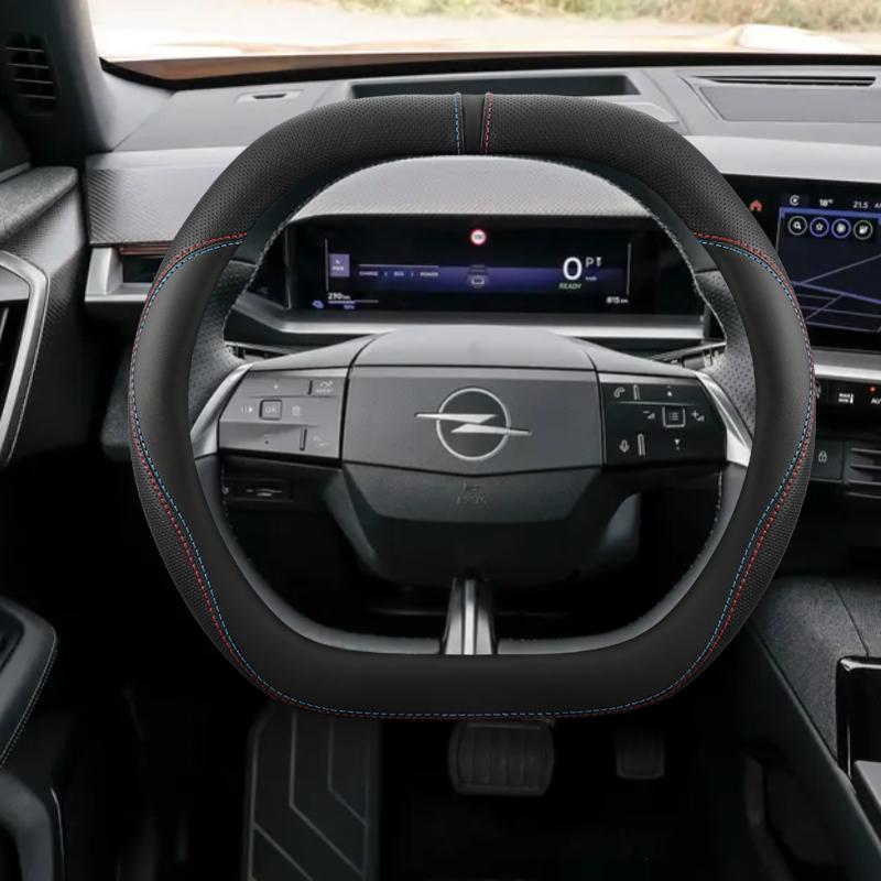 Microfiber Leather Car Steering Wheel Cover