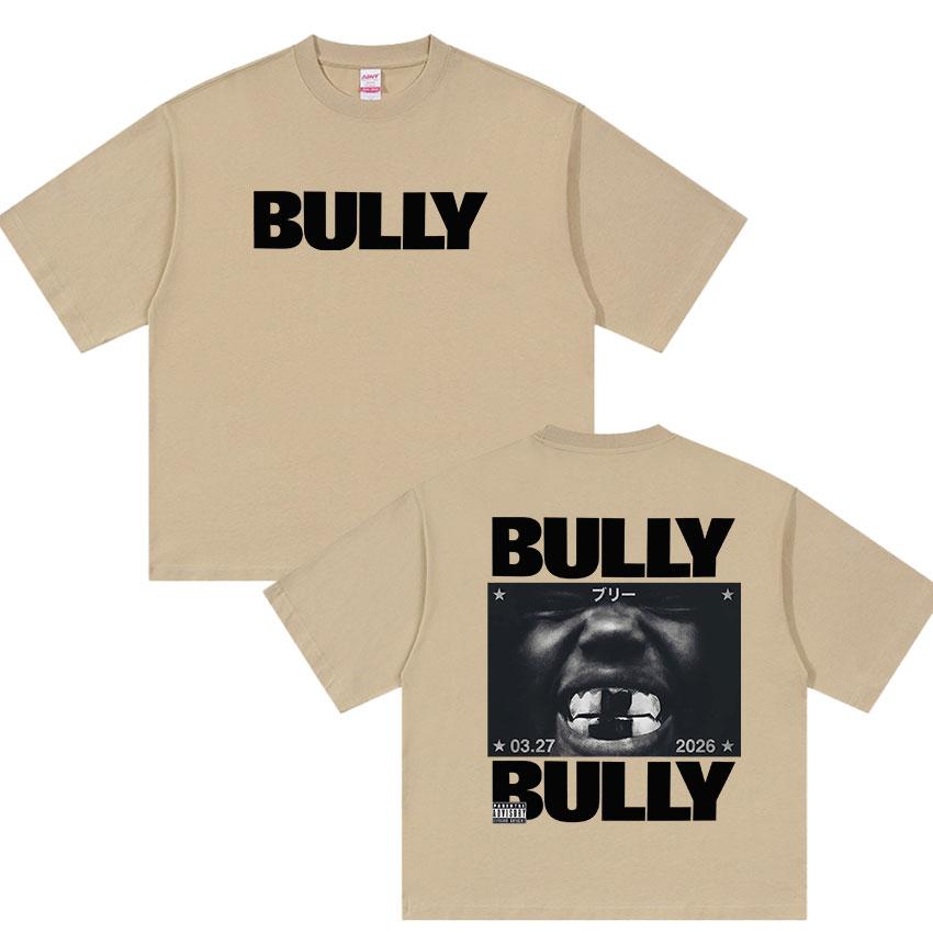 Rapper Kanye West Bully New Album 2026 Graphic T Shirt Unisexs Hip Hop Pop Music Short Sleeve Tshirt Retro Cotton Tees Streetwear