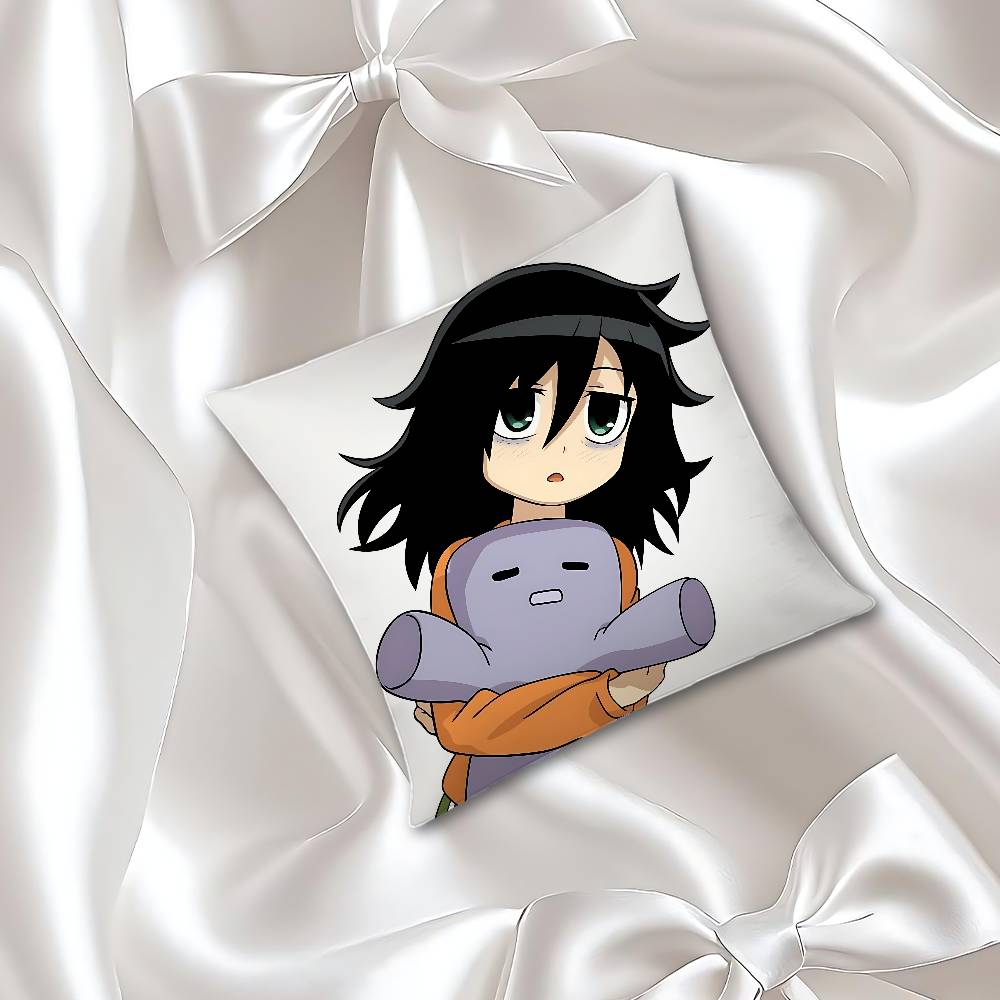 Cute K-Tomoko Kuroki-S Pillow Case Cushion Cover Soft Cute Throw Pillow Case For Car Sofa Pillowcase Polyester With Zipper