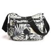 Stylish Mid-Aged Women’s Waterproof Nylon Crossbody Bag with Multiple Compartments