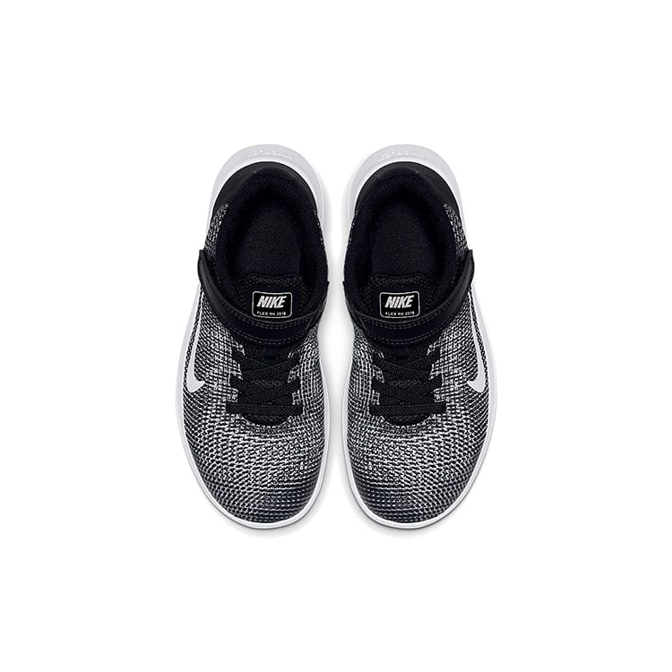 Nike Flex Runner Low top Kids' Running Shoes Black White Children Aged 3 7 Years Old AH3436-001