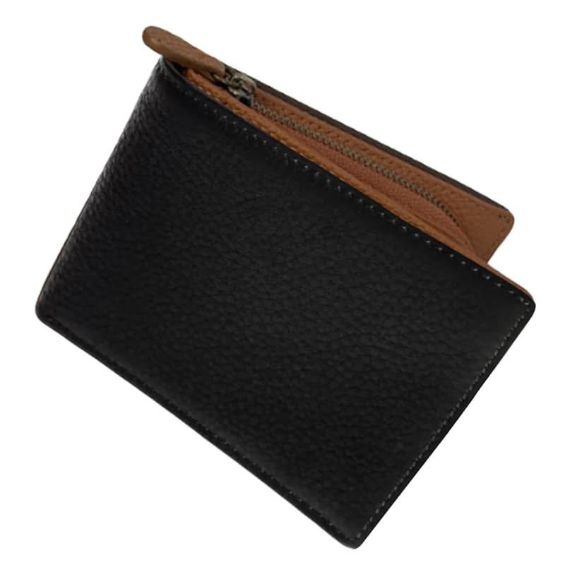

[Julaby] wallet men s bi-fold genuine leather bifold wallet Lots of card storage large capacity coin purse easy to use Not easily scratched shrink