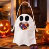 Halloween Geister Süßigkeitentaschen mit Henkeln Süßigkeiten Aufbewahrungstasche Süßes oder Saures Party Mitgebsel Geschenktasche Halloween Dekoration Zubehör