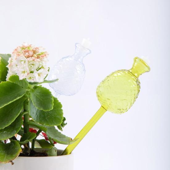 Pineapple Watering Bulbs Top Fill Plant Self Watering Globes Planter Insert Automatic Watering Devices for Houseplants Outdoor Plants