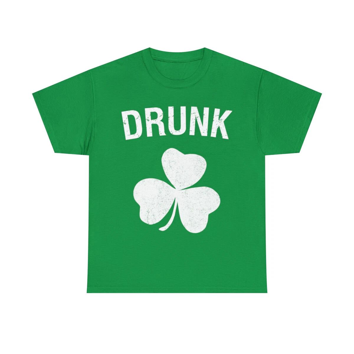 Drunk St. Patrick s Day Group Graphic Tee Shirt L