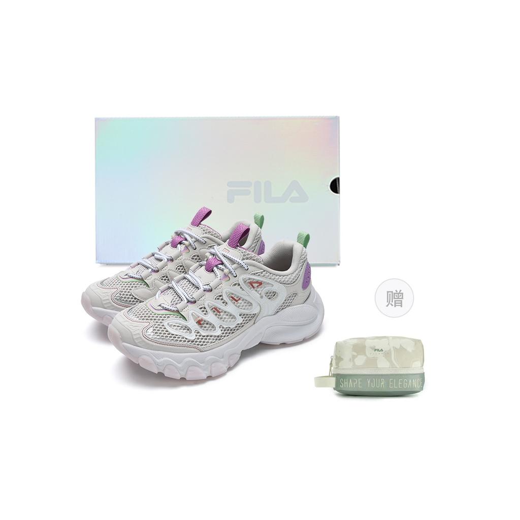 FILA TRUFFLE SUMMER Multicolor Early Summer, Mushroom Shoes Abrasion Resistant Breathable Balance Low top Casual Shoes Women's F12W521123FWW