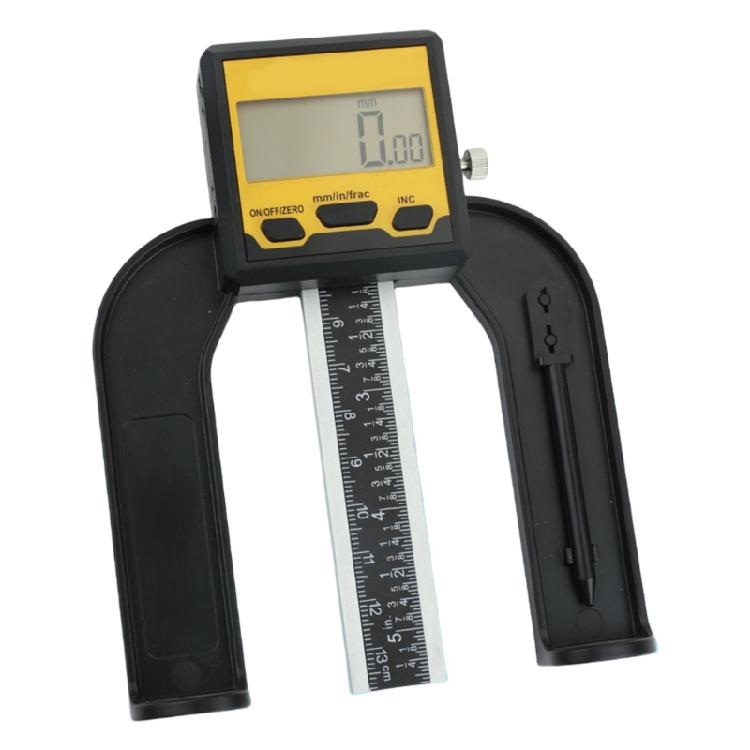 

Professional LCD Digital Depth Gauge Aluminum Alloy Construction For Multifunctional Use In Building And Mechanical Work 1
