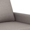 Vidaxl 3-Piece Lounge Set With Cushions, Taupe, Fabric