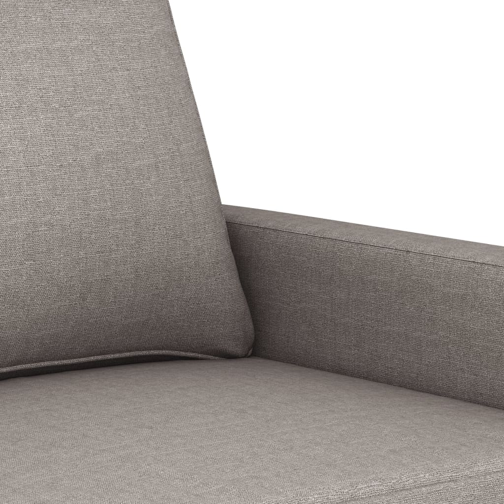Vidaxl 3-Piece Lounge Set With Cushions, Taupe, Fabric