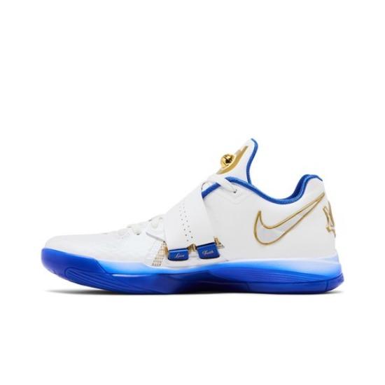 Nike Zoom KD 4  The Real MVP - Summit White  IB3546-100 золотой металлик/белый