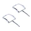 2 Alloy Belt Buckle Single Prong Rectangular Pin