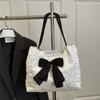 Bow Fashion Large Capacity Shoulder 2025 Summer New This Year Popular Leisure Bag Niche Design Tote Bag