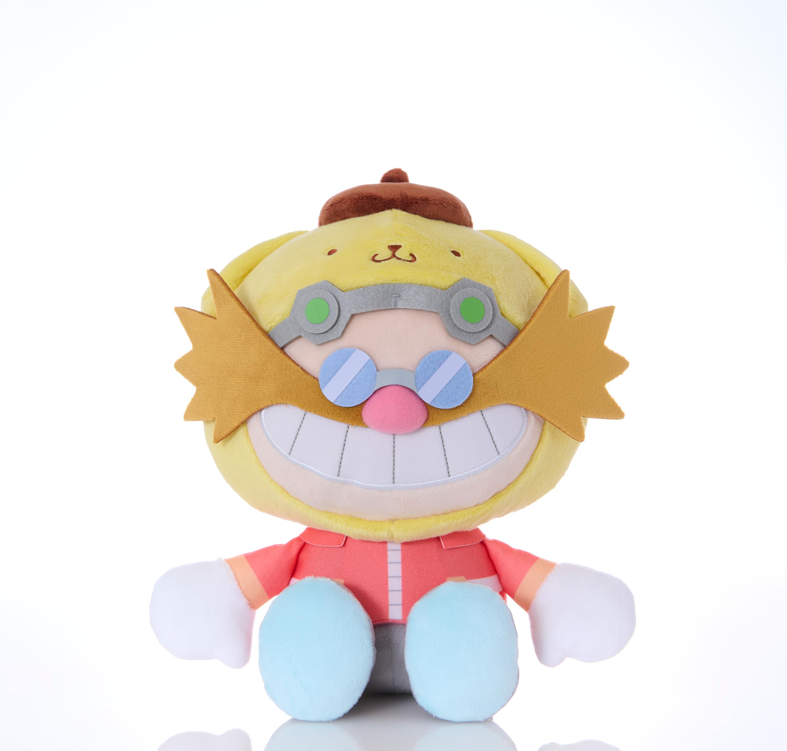 

Sega Fave SONIC & FRIENDS Sanrio characters plush toy M Dr. Eggman x Pompompurin