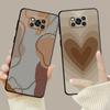 Pouzdro pro Xiaomi Poco X3 Nfc X4pro M3 C40 pro Mi 12 11 10 10t 8 Note10 Lite 11ultra 11t F1 Fashion Brown Love Wood Grain Texture