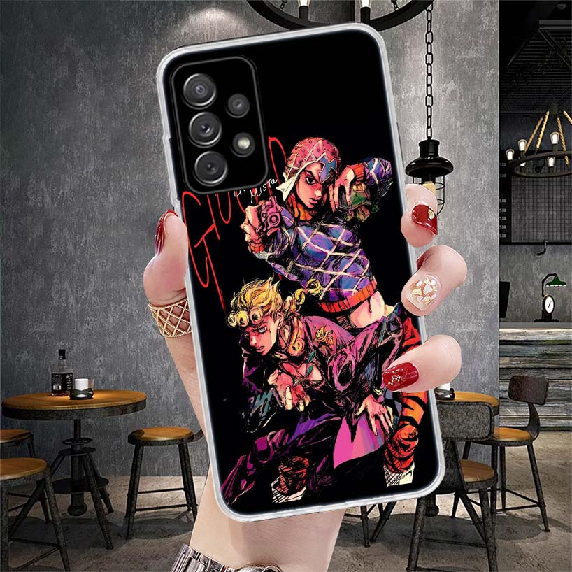 JoJo Bizarre Adventure Golden Wind Phone Case For Samsung Galaxy A13 A14 A15 A16 A17 A53 A54 A55 A56 A57 A33 A34 A35 A36 A37 A23