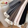 Baby Girls Thermal Leggings Spring Autumn Winter Kids Lace Flower Cute Simplicity Tight Trousers Children Skinny Pants
