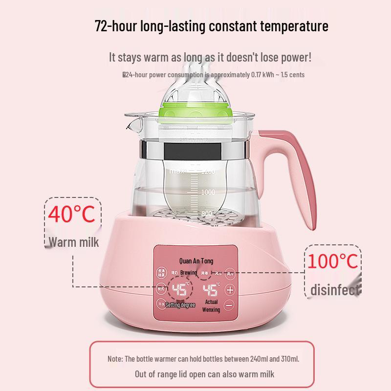 Smart Baby Milk Warmer & Insulation Kettle: Constant Temperature for Milk Warming, Foaming, Heating, and Hot Water.
