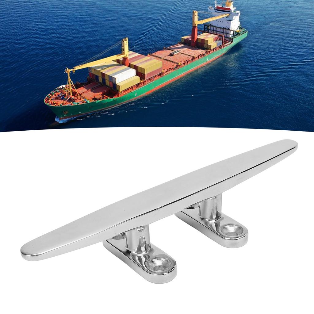 8 zoll Boot Klampe 316 Edelstahl Sichere Fixierung Poliert Finish Marine Dock Klampe für Yacht Sp