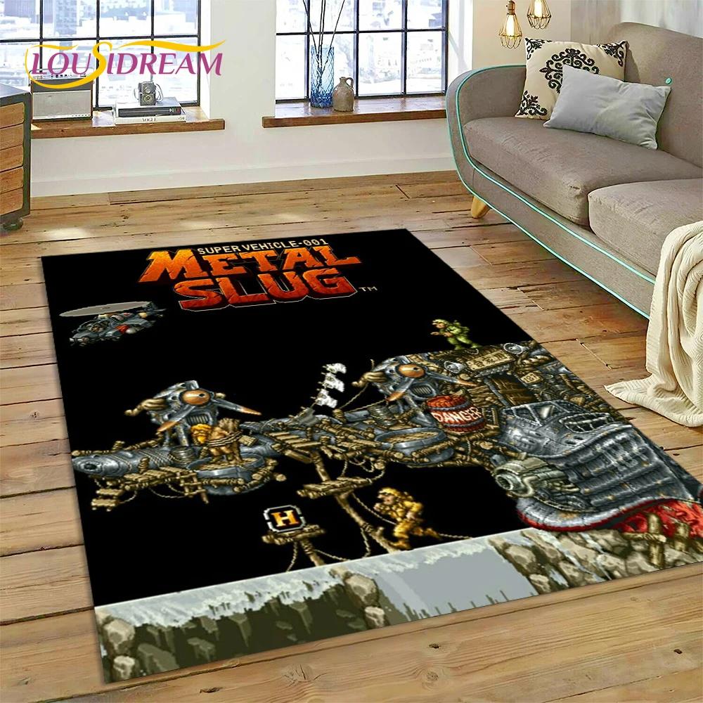 Metal Slug Retro Game Cartoon Customized Carpet Rug for Bedroom Living Room Home Sofa Decoration,Kid Play Large Decor Floor Mat