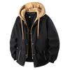 Brand New Hooded Warm Jacket Men Casual Hooded Jackets Multi Pocket Waterproof Trend Style Jacket Windproof Men New Jacket