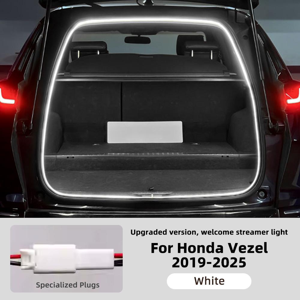 Dynamic Flowing LED Trunk Light Strip For Honda CRV URV HRV ZRV XRV -2025 12V Ambient Lighting Decorative Back Door Lamp