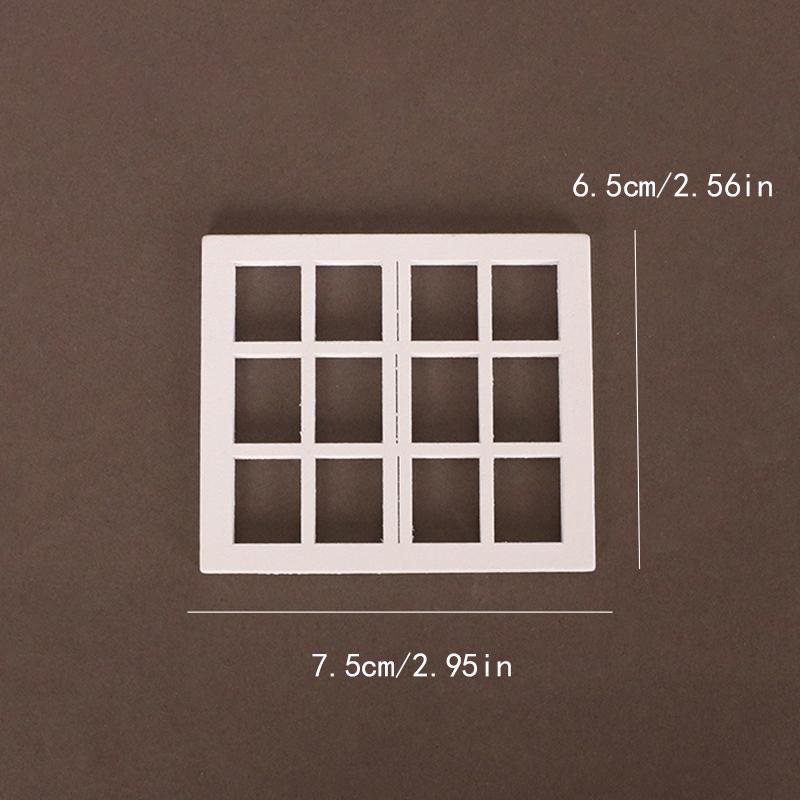 

1/12 Кукольный домик Мини Деревянная Модель Рамы Окна Кукольный домик Мебель Декорация Кукольный домик Микро Сцена Реквизит для Строительства