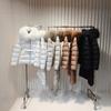 Winter New Women's Down Jacket Waist Thin White Duck Down Big Fur Collar Short Hooded Cold Jacket