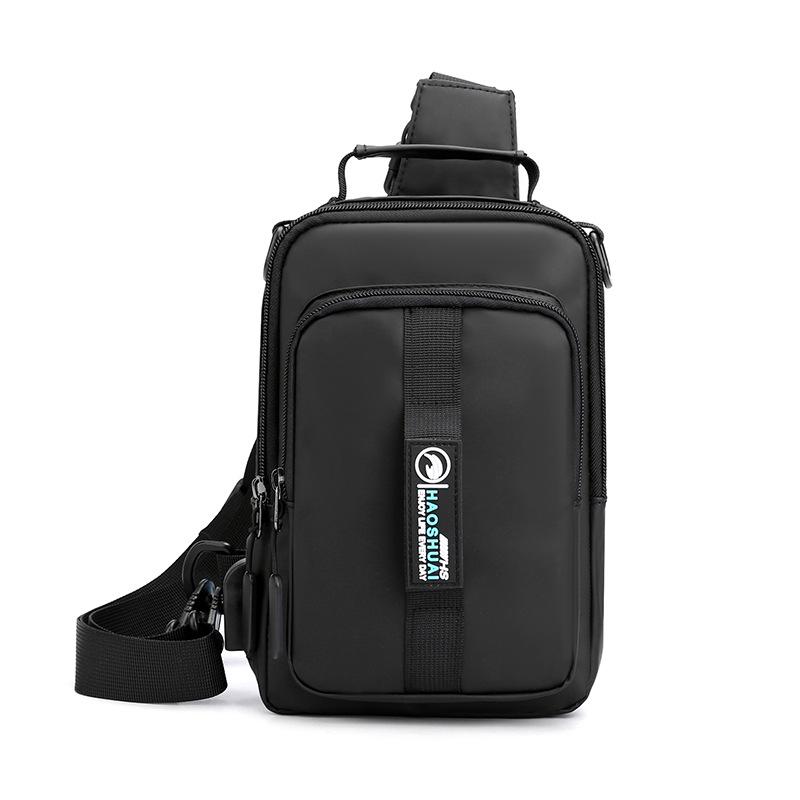 Multifunctional Men's Breast Bag Fashion Casual Shoulder Crossbody Bag Outdoor Travel Bag