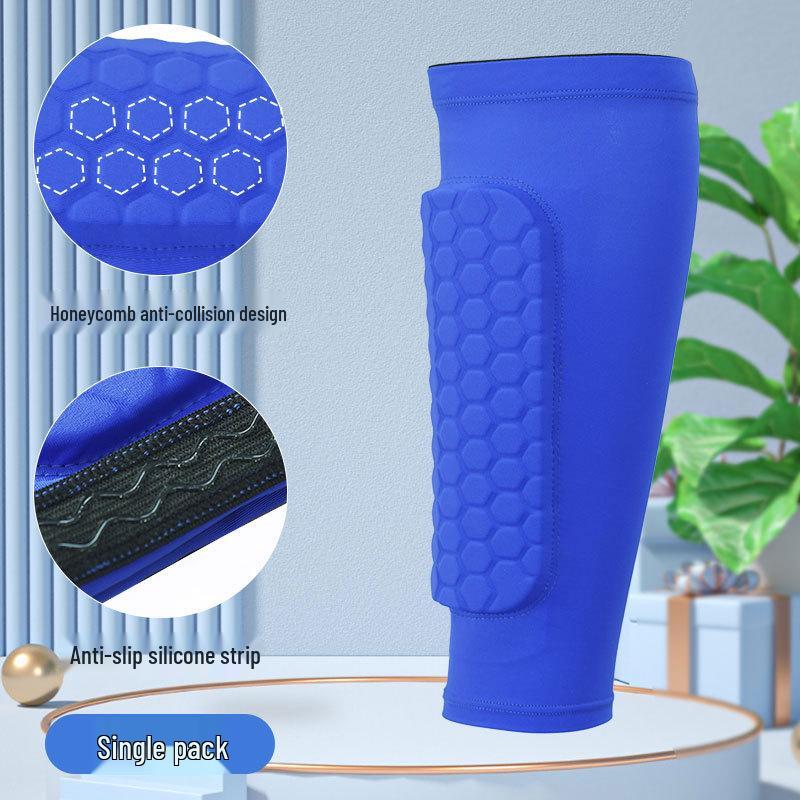 Calf Shin Guard Protective Sleeve for Kicking & Anti-Collision - Professional Sports Gear for Football, Running Leg Warmers.