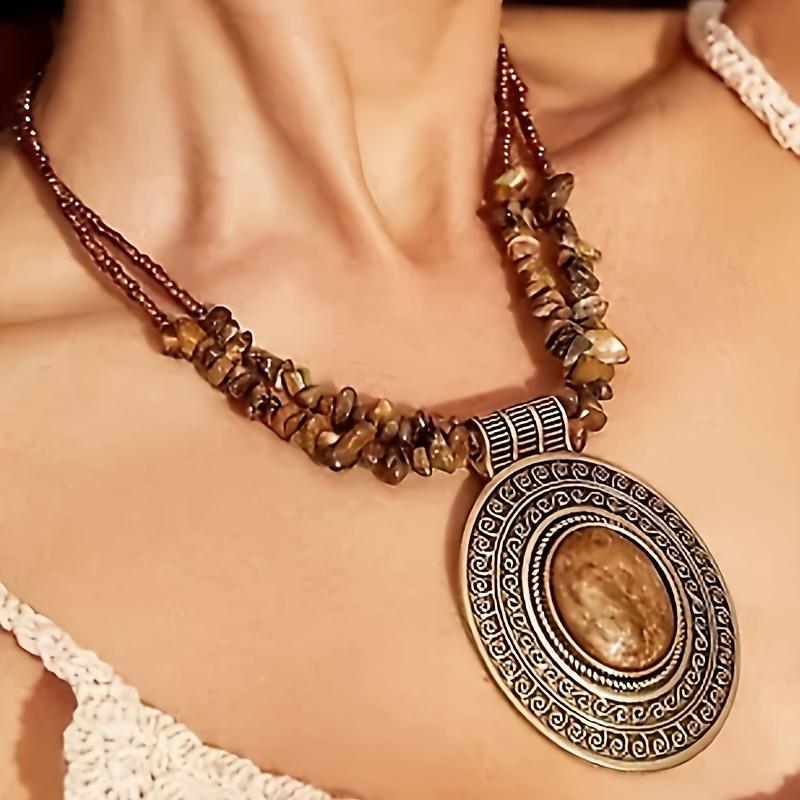 

Модное ожерелье для женских украшений коричневый