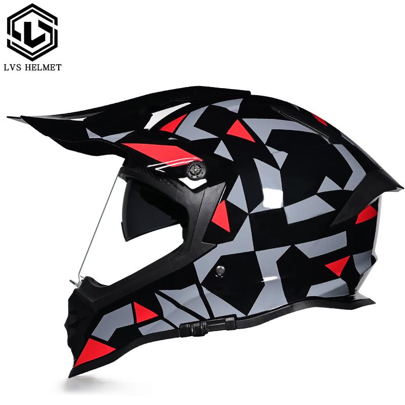WLT Full Face Motorcycle Helmet ABS Off-road Helmet Professional Full-over Rally Racing Helmet Men DH Downhill Capacete DOT