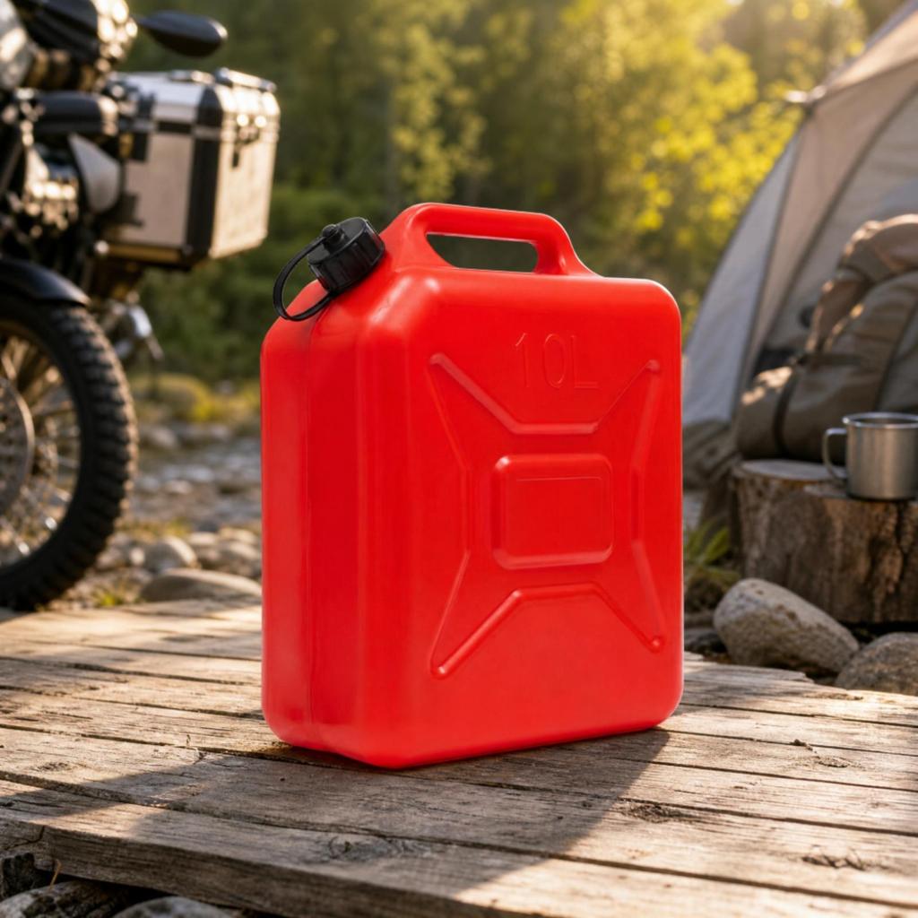 HDPE Fuel Container Multipurpose Can with Dispensing Hose Portable Gas Tethered Cap