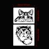 6Pcs/set Cat Theme Drawing Stencils, DIY Crafting Templates, Reusable Plastic Painting Stencils for Wood Signs, Furniture, Wall Canvas, Fabric Decor
