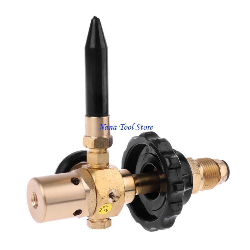 31GJ Brass Helium Latex Pressure Reducer With Pressure Gauge Fit for G5/8 for Tank
