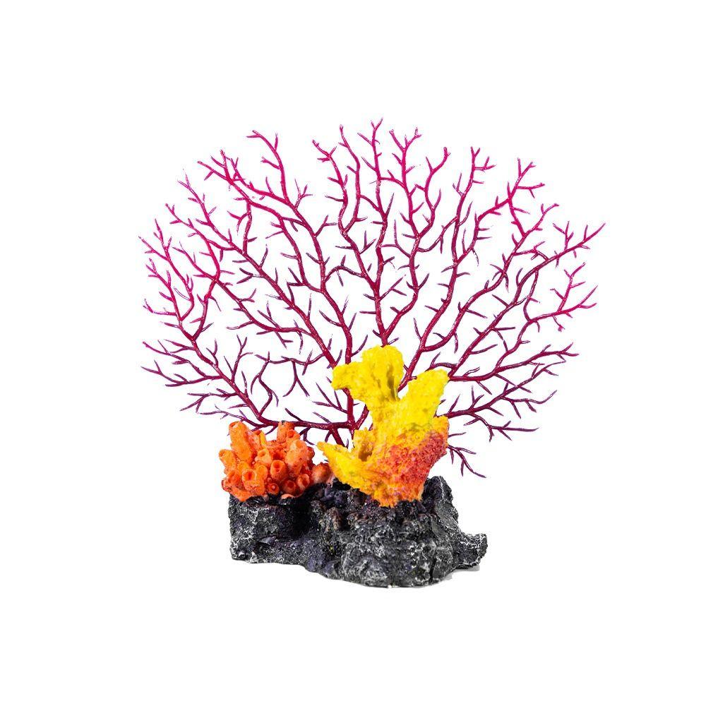 Handicraft Aquarium Coral Reef Ornaments Colorful Aquatic Plants Gift