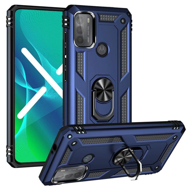 Armored case for Motorola Moto G50, Nox Case Ring, blue
