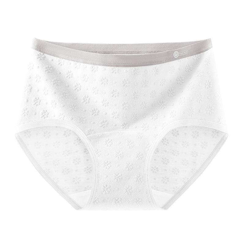 Women's Spring and Autumn New Cotton Antibacterial Extended Crotch Non Mark Briefs