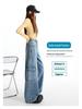 Women's Retro Light Blue Wide-Leg Jeans - Slimming Loose Fit (Spring 2026 Collection)