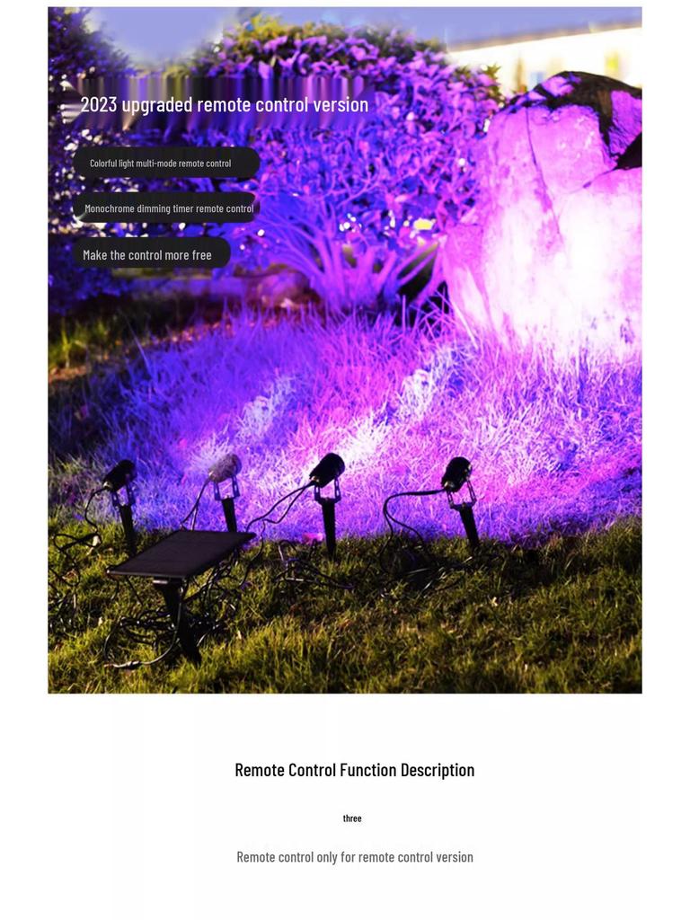 Outdoor Solar Tree Lights: Super Bright, Waterproof Garden, Lawn & Courtyard Spotlights