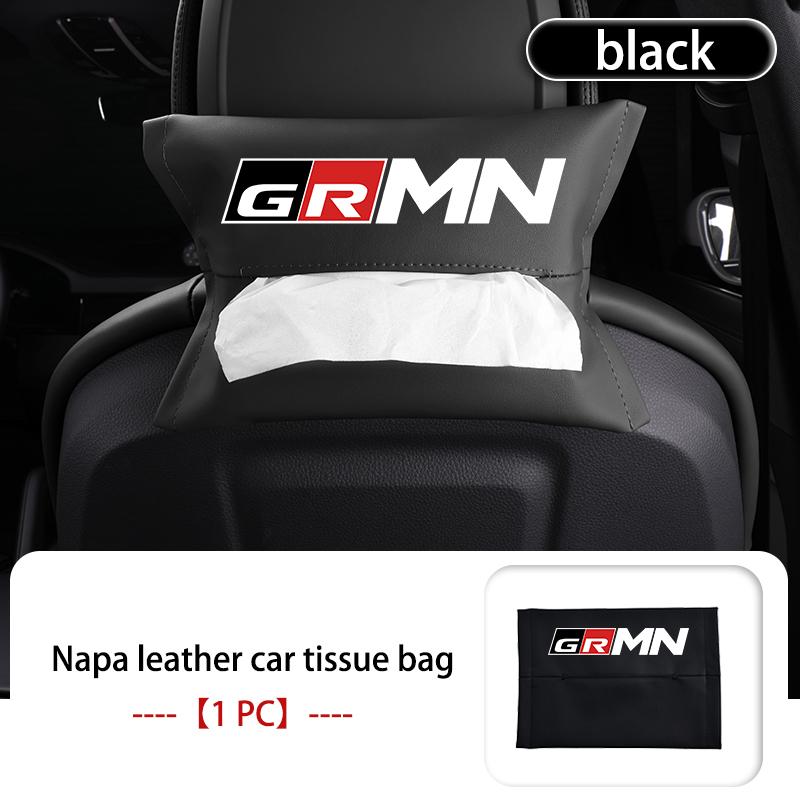 

For Toyota Car Tissue Bag Seat Back Hanging Sun Visor Armrest Paper Towel Box GR MN Crown RAV4 Yaris Land Cruiser Corolla Prius