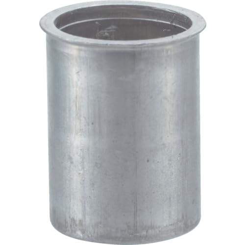 

TRUSCO Crimp Nuts, Thin Head, Aluminum, 4.0mm Thick, M10 x 1.5mm, 12 Nuts, TBNF10M40A, 10 Packs x Case