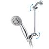 11 Inch Brass Adjustable Shower Extension Arm Height Angle Adjustable Solid Brass Showerhead Arm Tools Free Installation Chrome