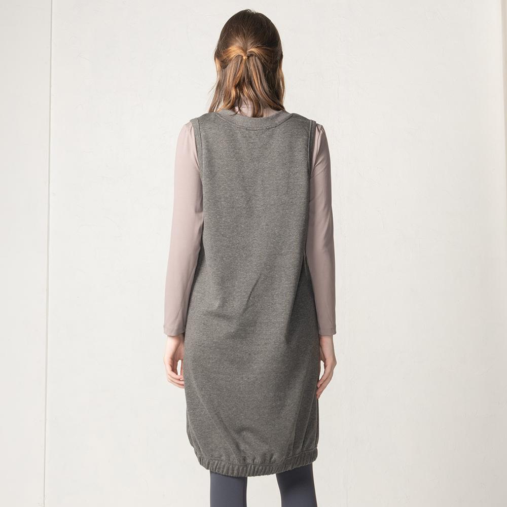 DURAN Comfy V-Neck Vest Dress Dtf3W-5109 3Colors