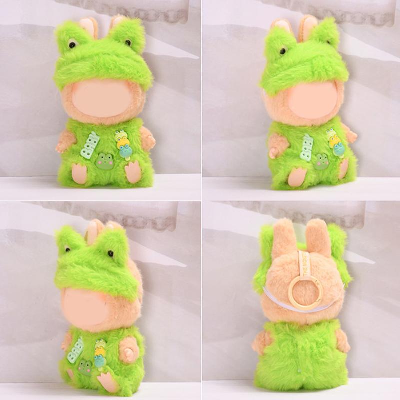 17cm Mini Plush Doll'S Clothes Outfit Accessories For Labubu Clothes Time To Chill Doll Clothes