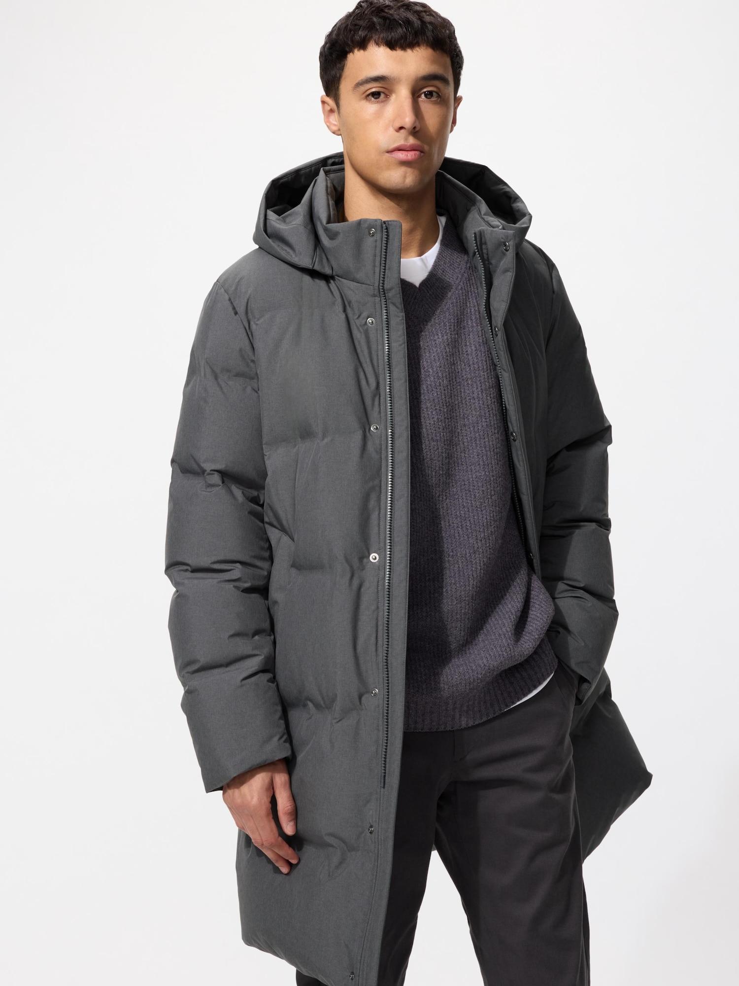 

Uniqlo Бесшовное пуховое пальто 07 GRAY/MEN S