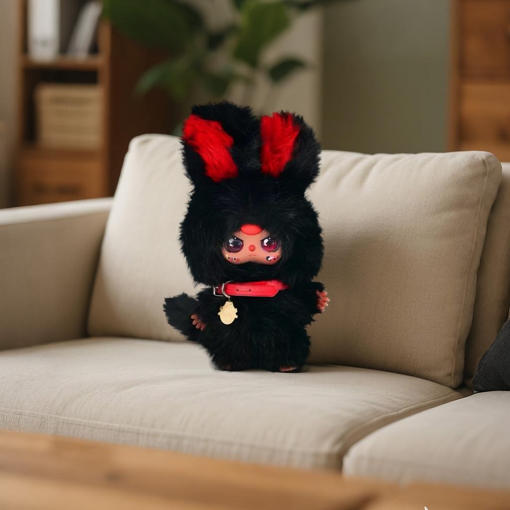 Cute Vinyl Plush Figures, Take A Of Bear Series Plush Doll, Kawaii Collectible Toys Figure Mystery Box For Birthday Gifts, Single Box