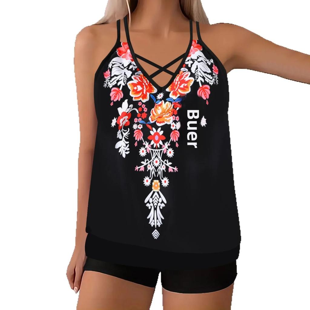 Zweiteiler Badeanzug Bademode Damen Strandmode Badeanzug Push Up Bikini Damen Badeanzug Damen Bademode